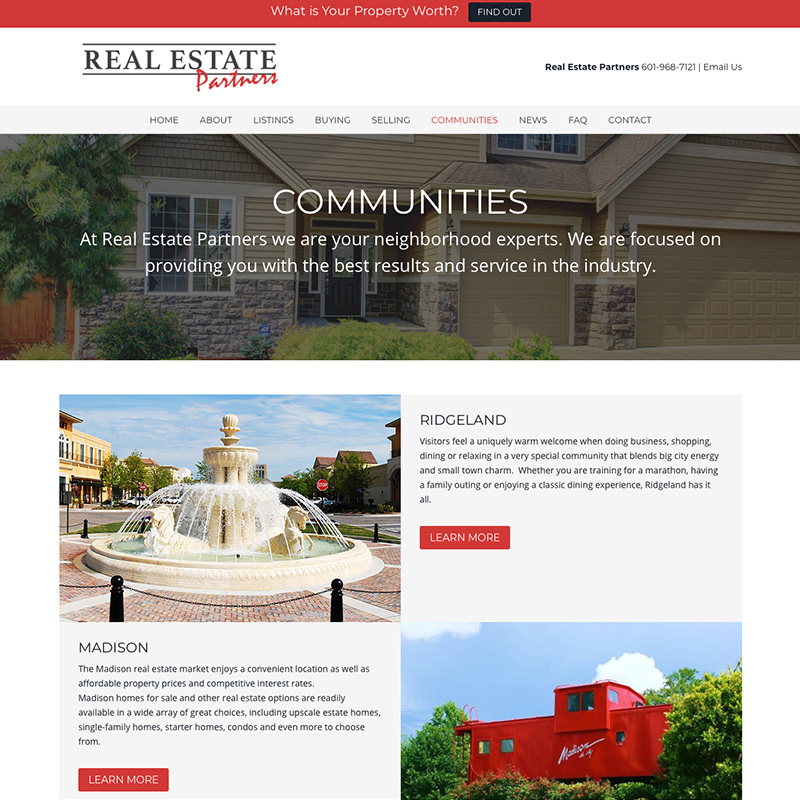 site Design & Development Advertising Agency, Ridgeland, MS